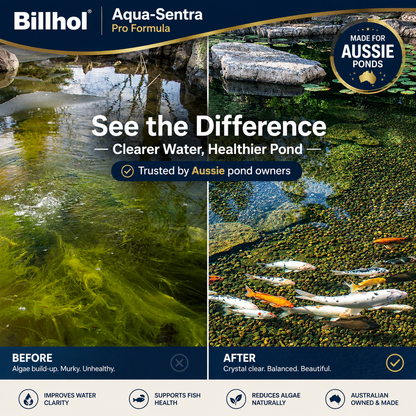 Billhol® Aqua-Sentra Pro Formula– End Algae Nightmares, Restore Your Pond’s Beauty Fast!