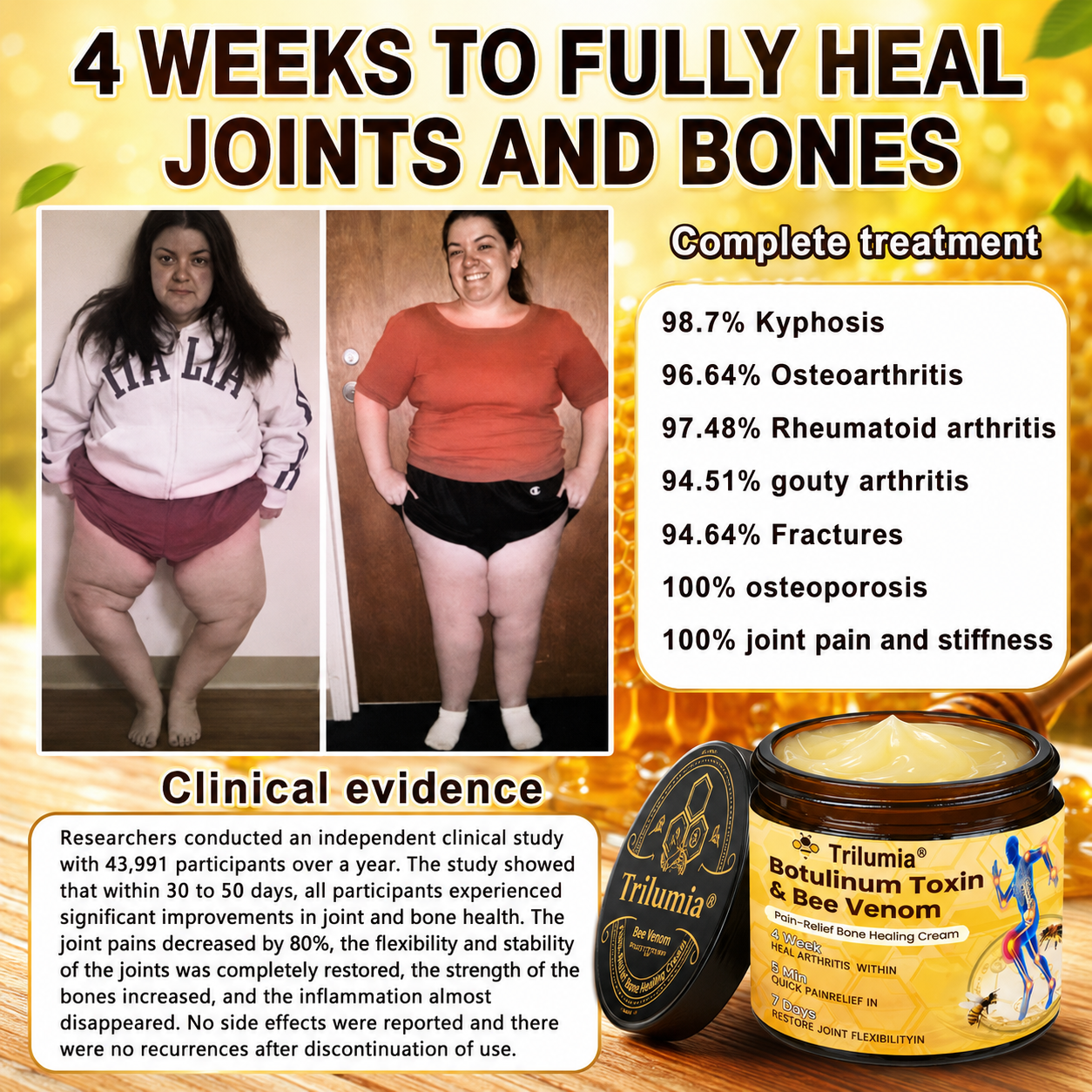 Official Store:TLOPA® Botulinum Toxin & Bee Venom Pain-Relief Bone Healing Cream🌞