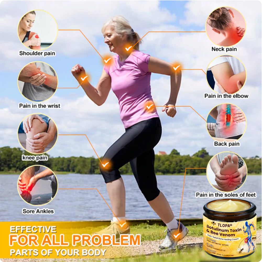 💎Official Store💎TLOPA® Botulinum Toxin & Bee Venom Pain-Relief Bone Healing Cream🌞Australian Orthopaedic Association (AOA) Approved