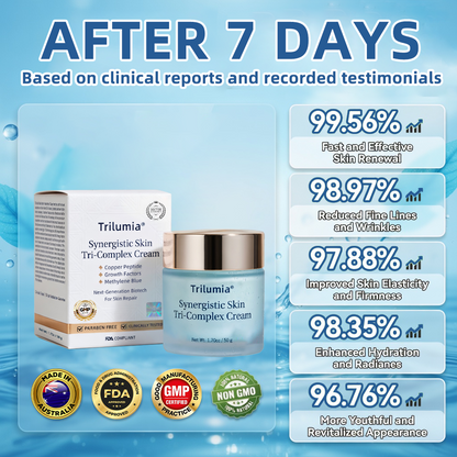 Trilumia® Synergistic Skin Tri-Complex Cream 💎(Copper Peptide+Growth Factors+Methylene Blue)🏆Next-Generation Biotech For Skin Repair