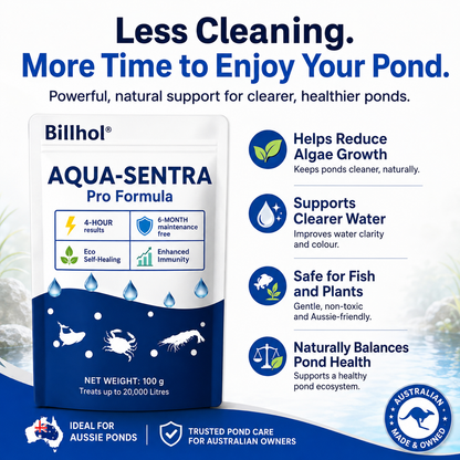 Billhol® Aqua-Sentra Pro Formula– End Algae Nightmares, Restore Your Pond’s Beauty Fast!