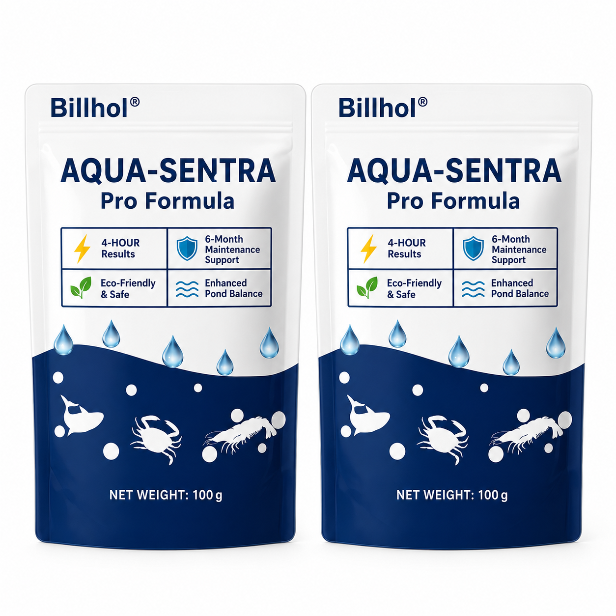 Billhol® Aqua-Sentra Pro Formula– End Algae Nightmares, Restore Your Pond’s Beauty Fast!