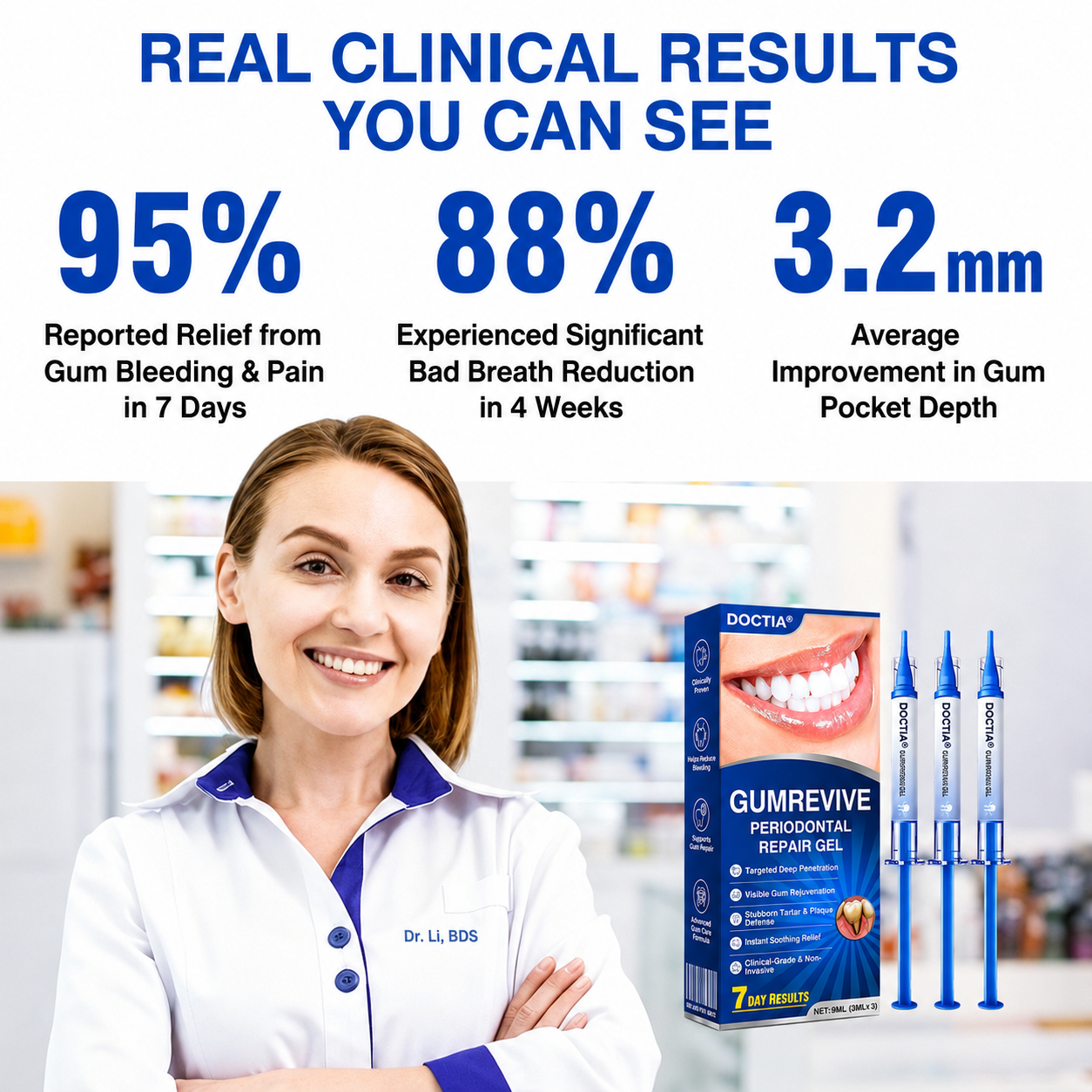 🇺🇸🏅🦷🛡️DOCTIA® GumRevive Periodontal Repair Gel